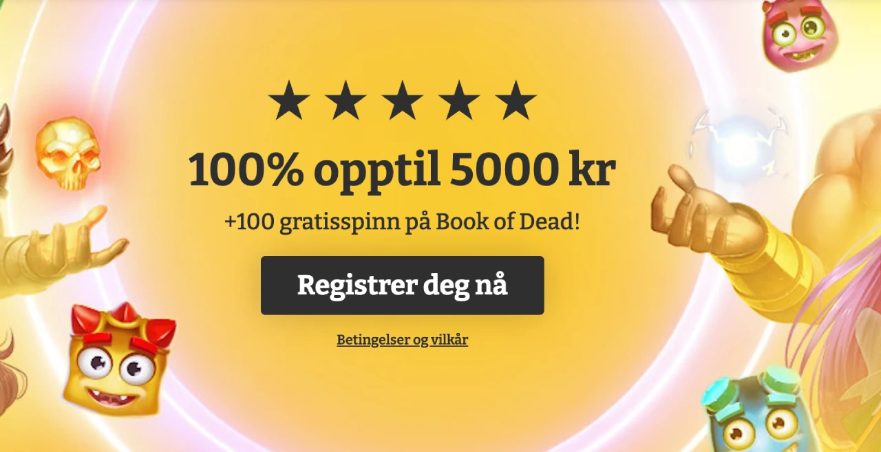 luckyspins casino norge bonus